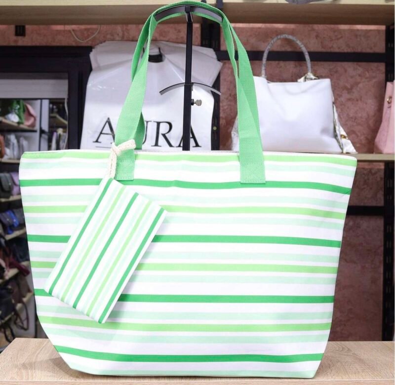 Sac de Plage " Pinstripes Paradise " – Image 4